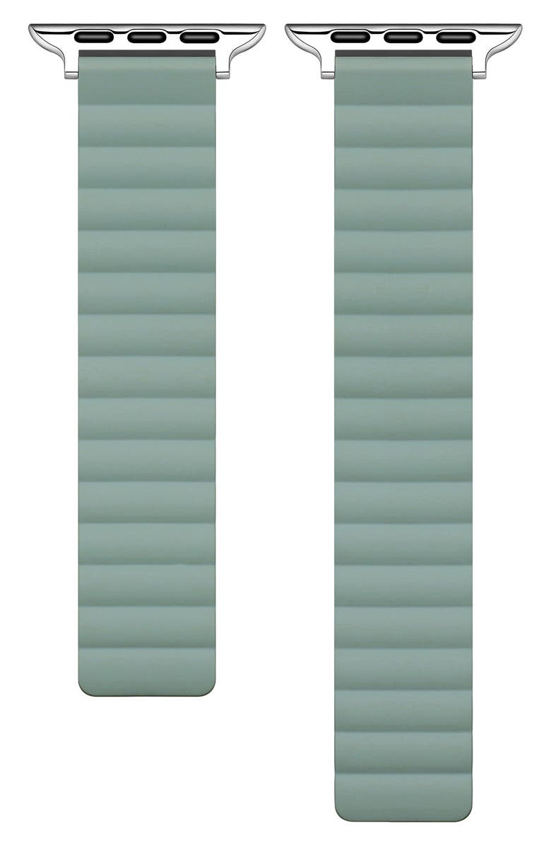 Posh Tech Silicone Apple Watch<sup>®</sup> Watchband, Main, color, Sage Green