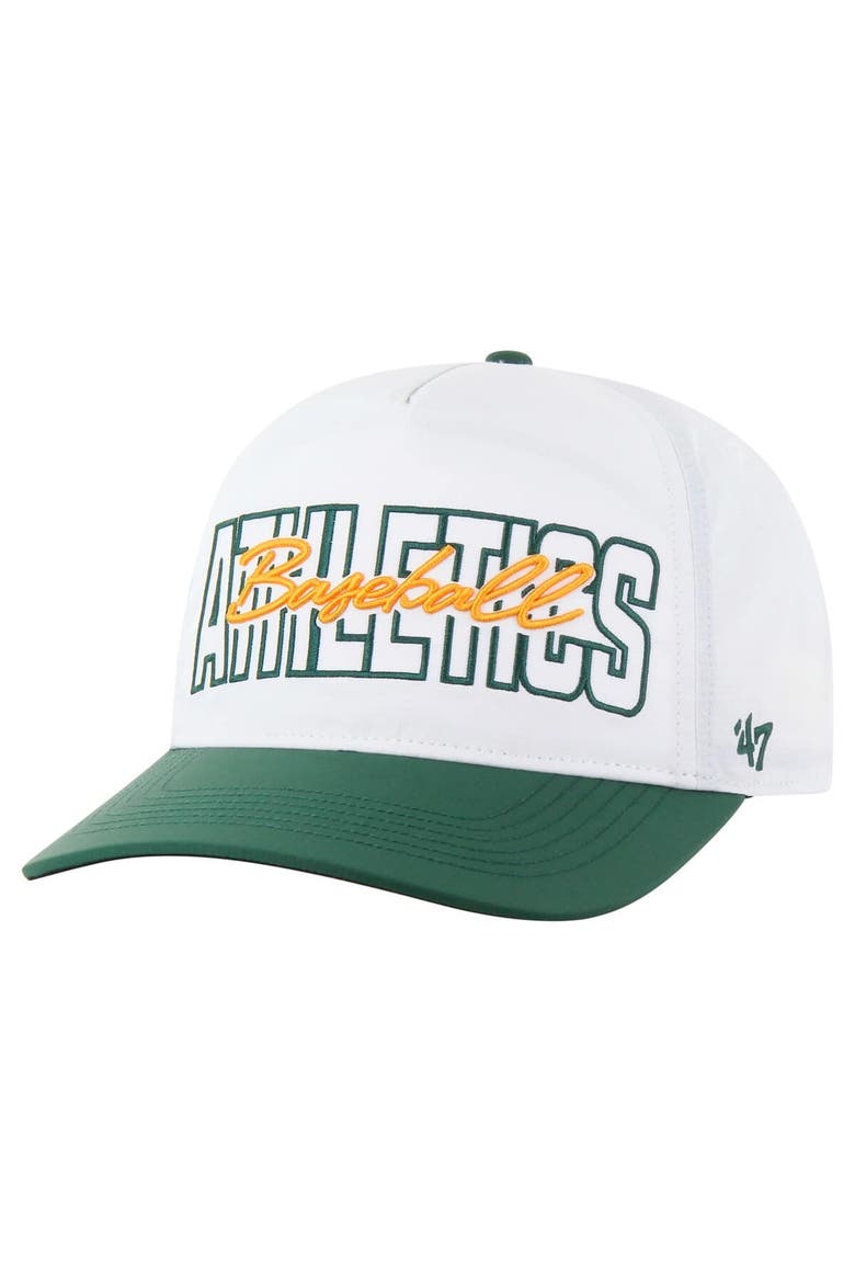 Men's '47 White Athletics Lineman Hitch Adjustable Hat, Main, color, White