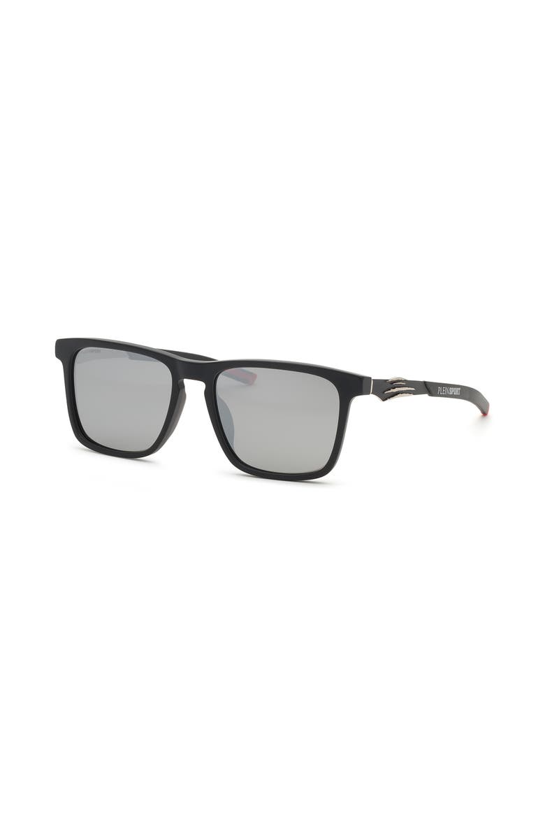 Sunglasses Plein Sport Combat Men, Alternate, color, black/silver