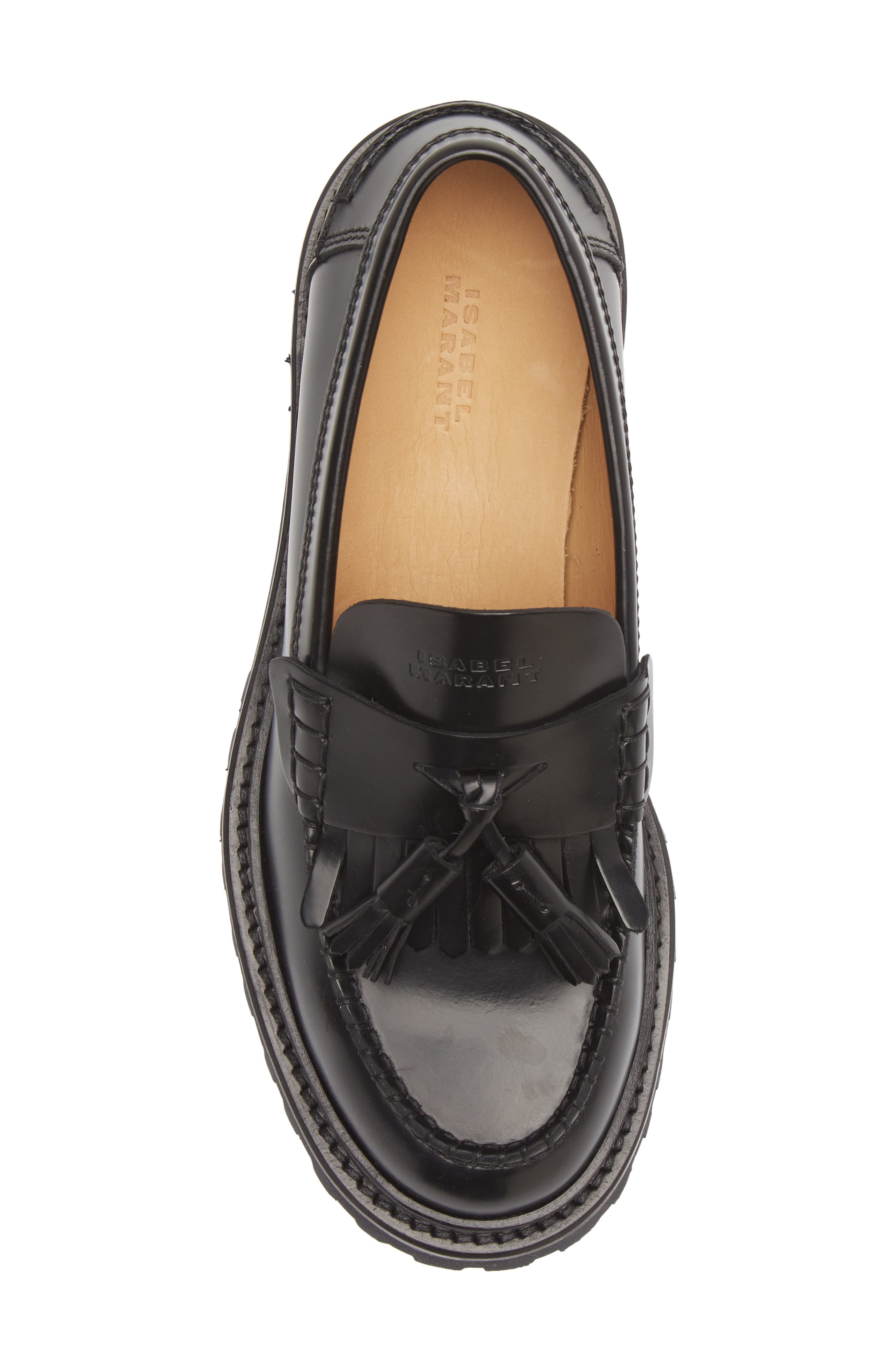 Isabel Marant Frezza Lug Sole Penny Loafer, Alternate, color, 