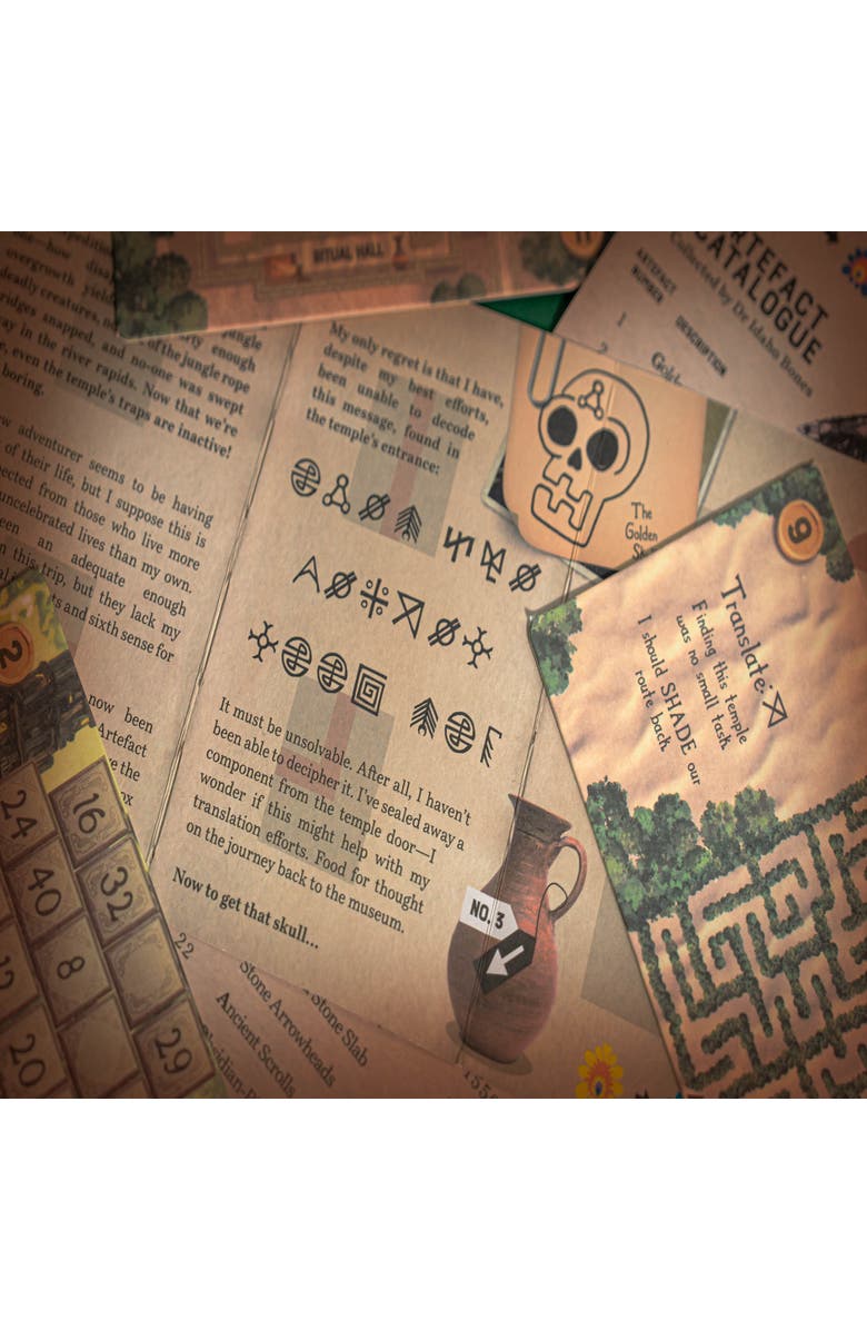 Professor Puzzle Escape from the Lost Temple Escape Room Board Game, Alternate, color, Multicolored