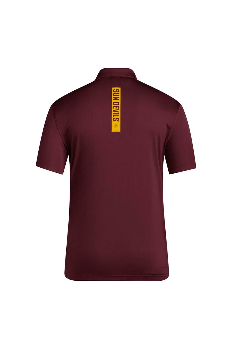 Men's adidas Maroon Arizona State Sun Devils Coaches Polo, Alternate, color, Maroon