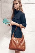 HOBO Lauren Leather Double Frame Clutch