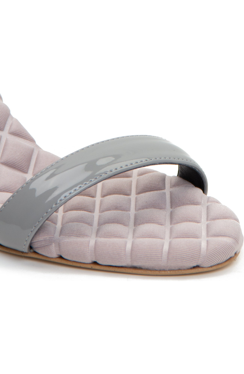 Aera Claudia vegan slingback heel sandal, Alternate, color, Grey Patent