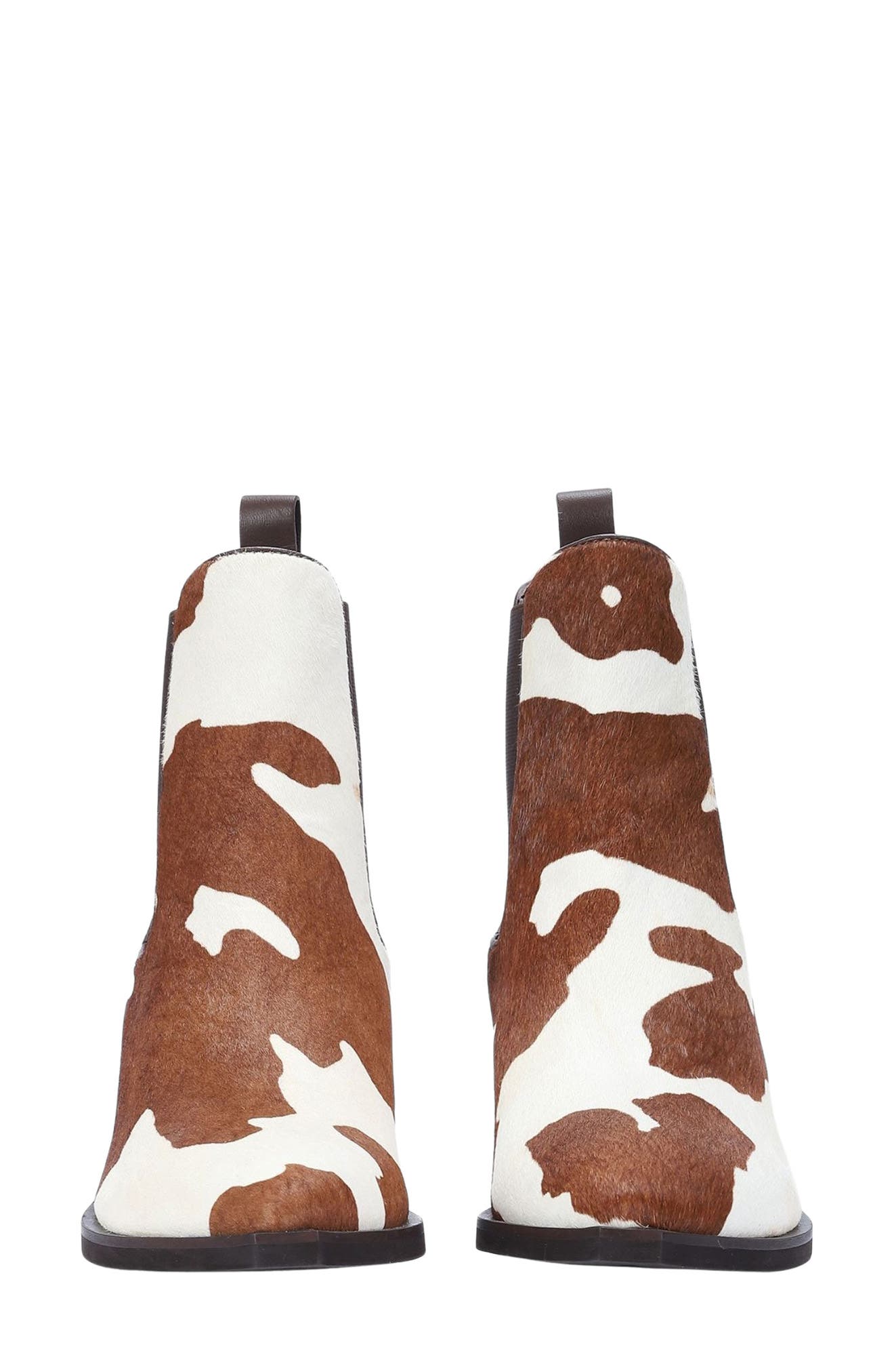 SAINT G Sisi Genuine Calf Hair Chelsea Boot, Alternate, color, Cloud Calf Hair