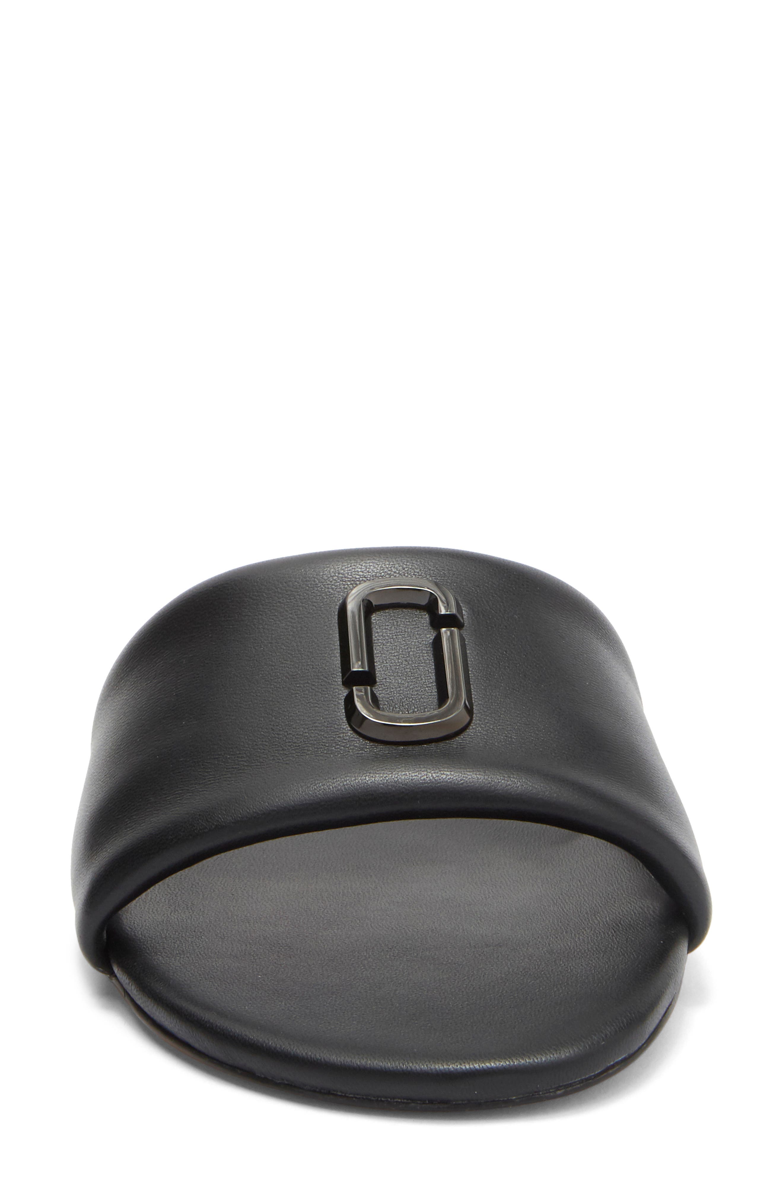 Marc Jacobs The Snapshot Slide Sandal, Alternate, color, Black