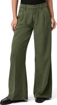 PAIGE Aurora Pleated Wide Leg Pants