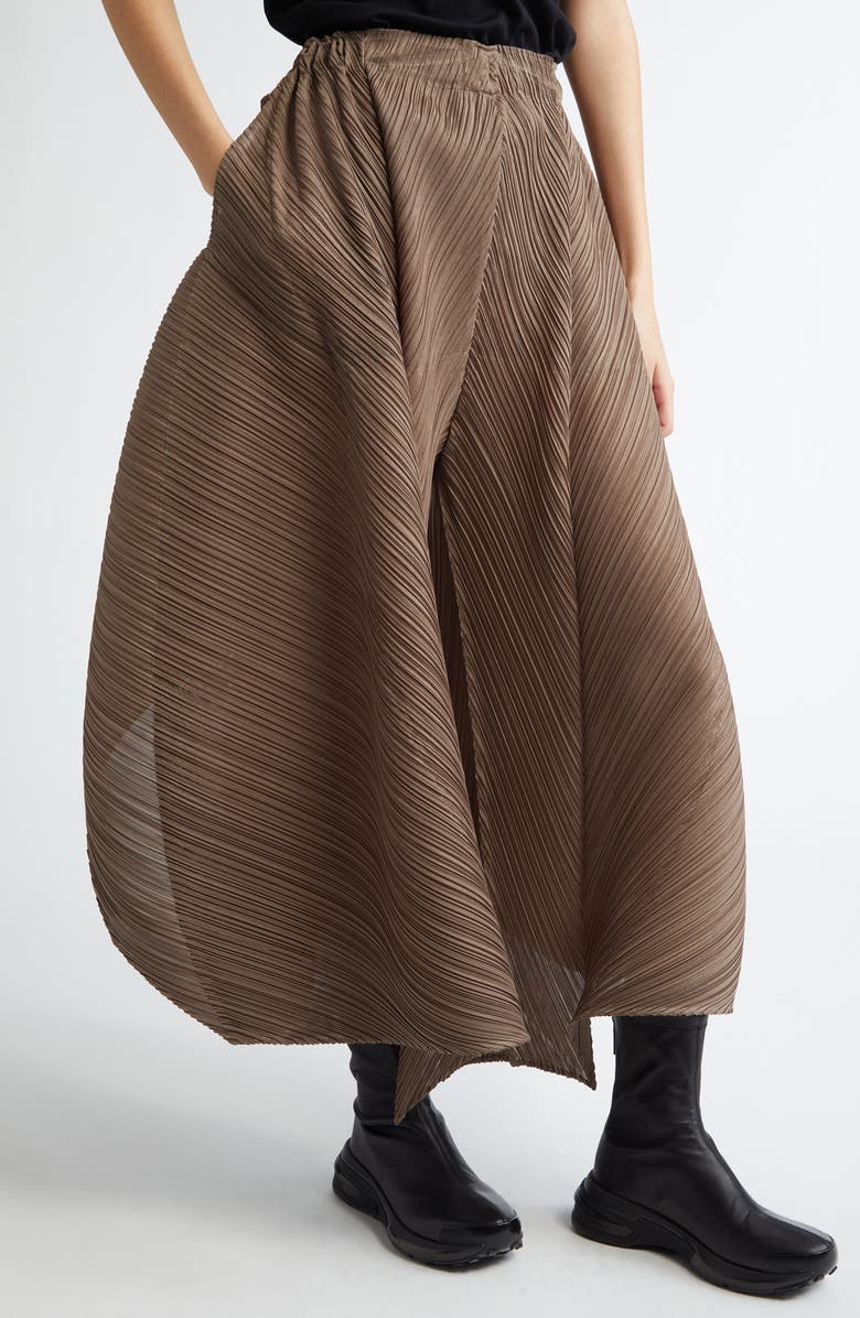 Pleats Please Issey Miyake Pleated Flare Wide Leg Pants | Nordstrom