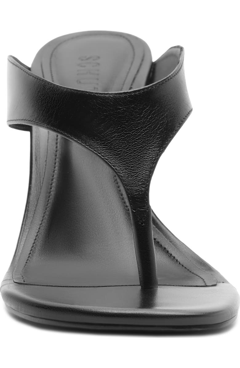 Schutz Maya Wedge Sandal, Alternate, color, Black