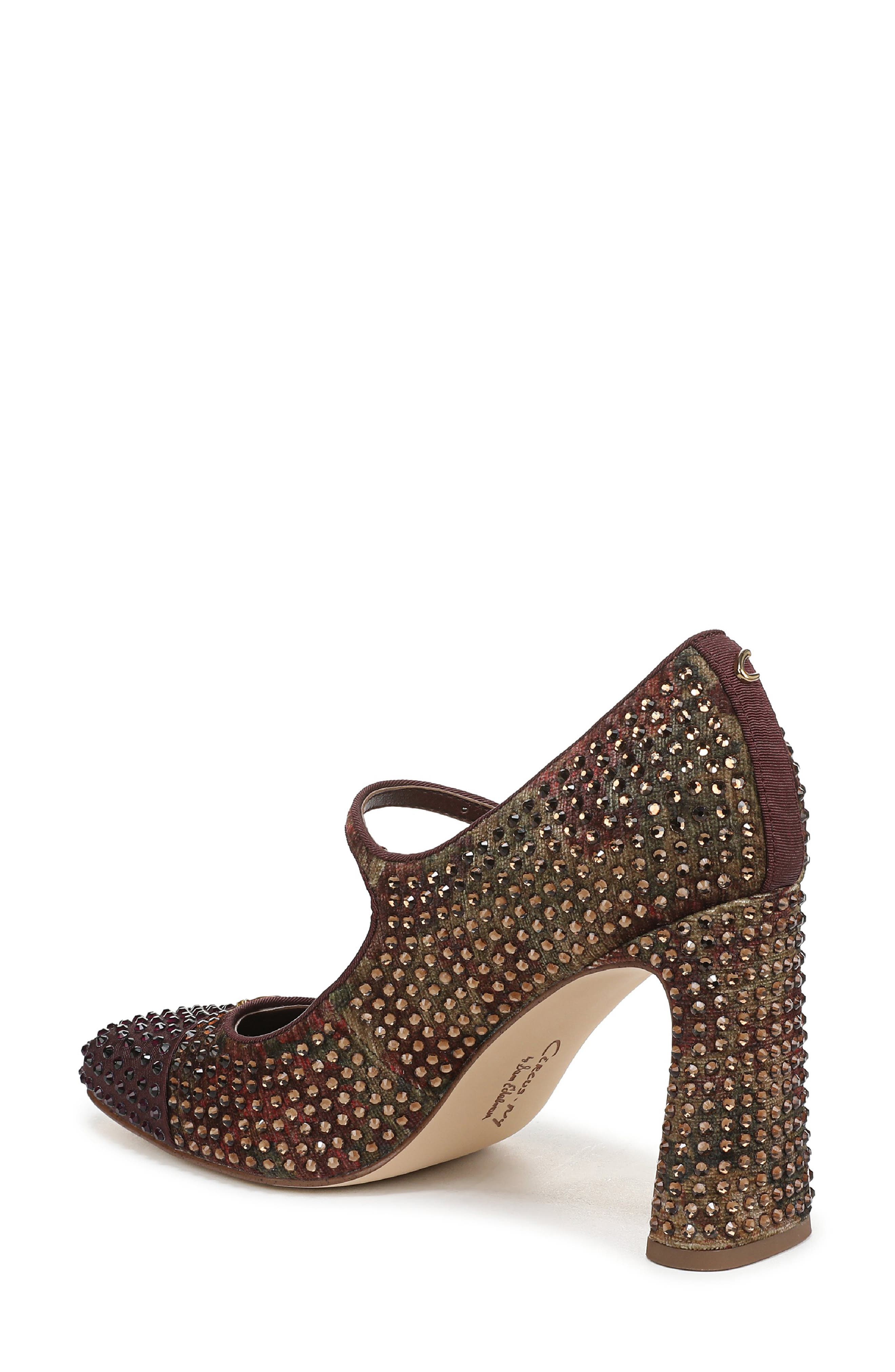 Circus NY by Sam Edelman Elora Glitz Mary Jane Pump, Alternate, color, Golden Pear/ Plum Multi