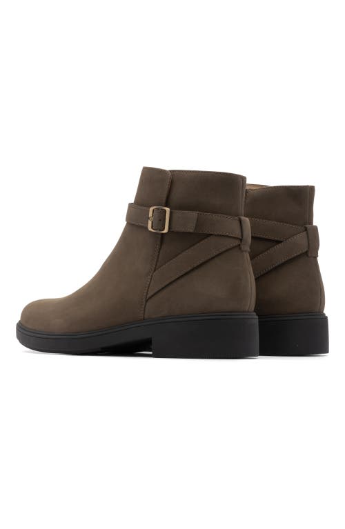 Abeo Compass Buckle In Olive Nubuck - Metatarsal