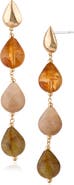 JARDIN Cascading Teardrop Statement Earrings