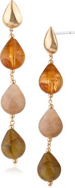 JARDIN Cascading Teardrop Statement Earrings
