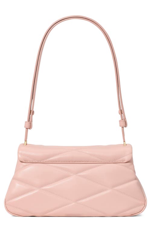 Kate Spade New York Grace Diamond Quilted Leather Shoulder Bag In Rose Smoke