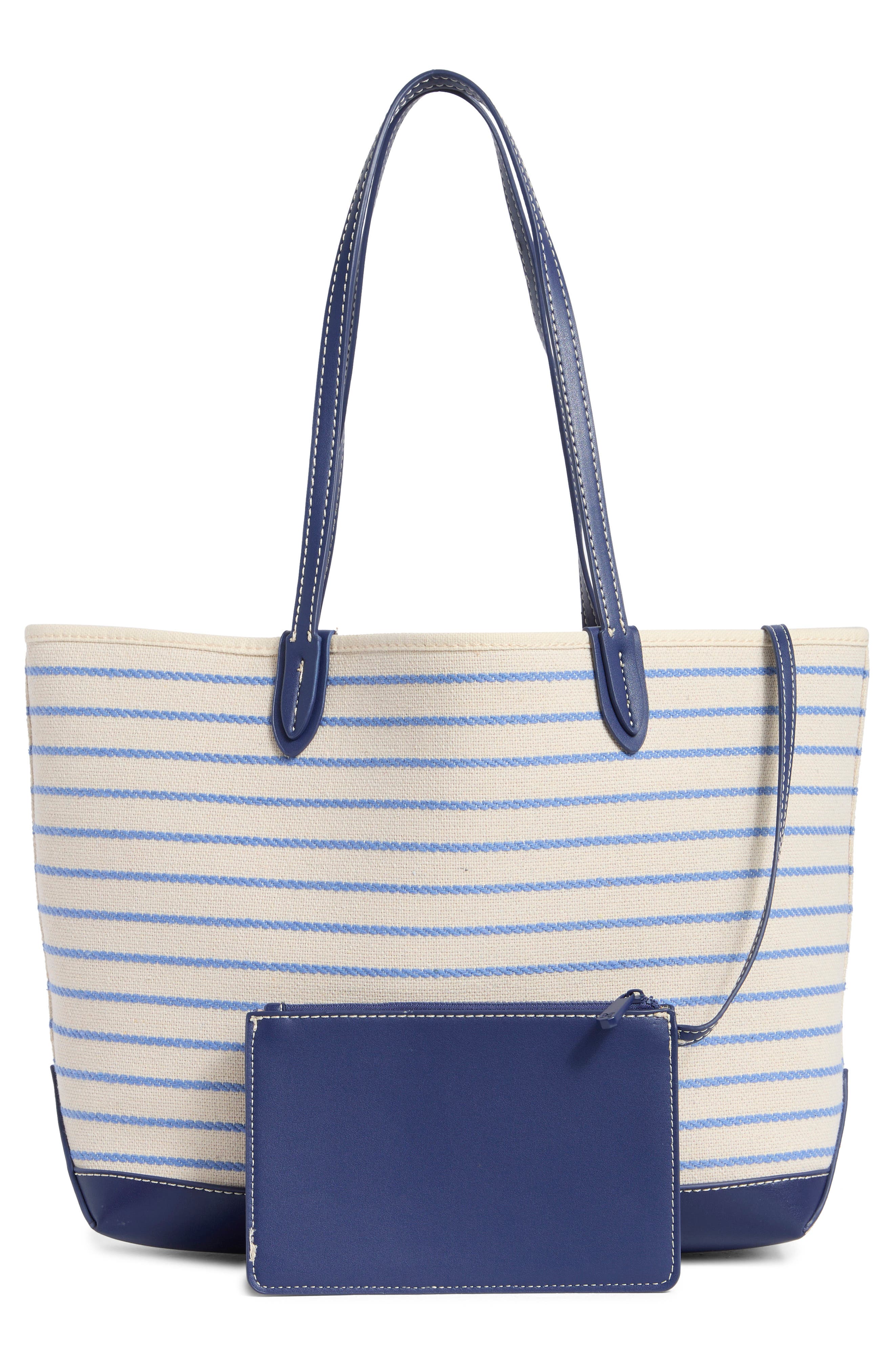 Sam Edelman Waylon Nautical Large Tote Bag, Alternate, color, Navy
