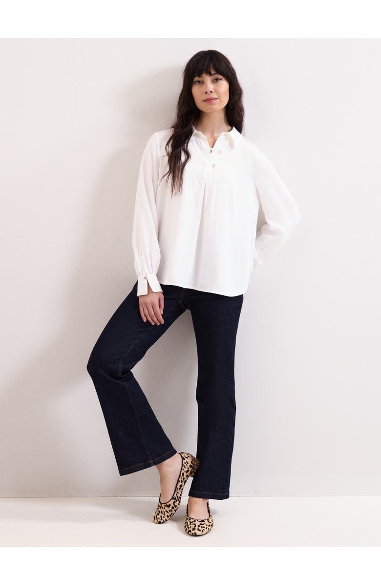 Phase Eight Button Detailed Ashton Ivory Shirt, Alternate, color, Ivory