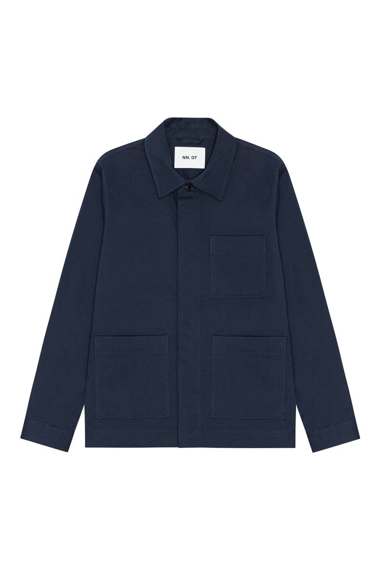 Gabe 1920 Organic Cotton Jacket, Alternate, color, NAVY BLUE
