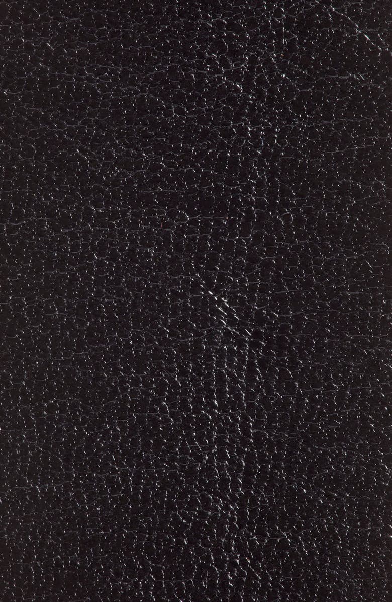 rag & bone Leather Boyfriend Belt, Alternate, color, Black