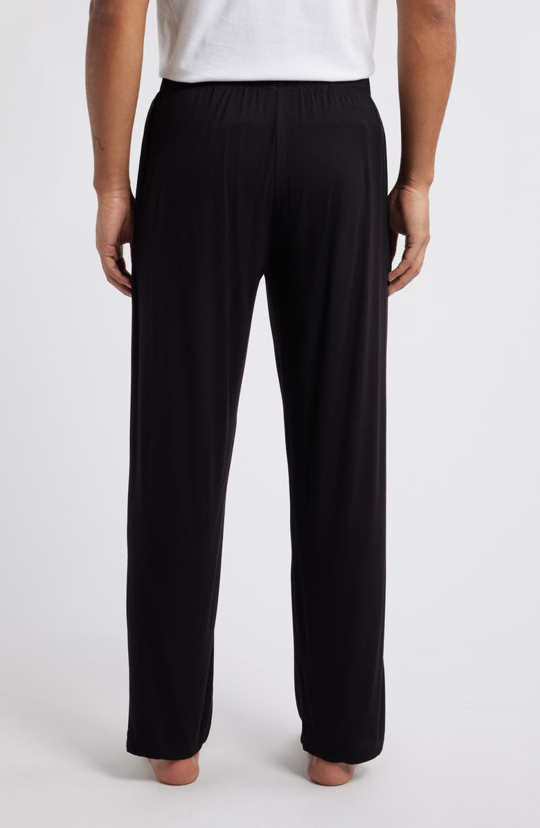 Nordstrom Moonlight Eco Stretch Modal Pajama Pants, Alternate, color, Black