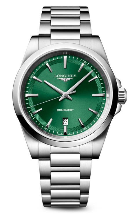 Conquest Bracelet Watch, 41mm