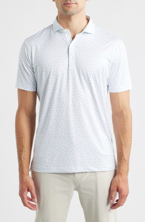 Tini Dancer Martini Print Featherweight Performance Polo