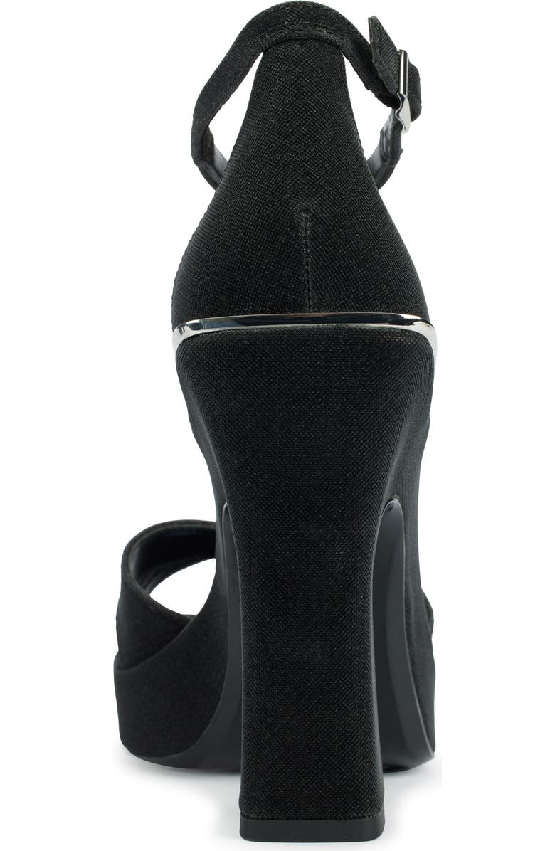 DKNY Linda Ankle Strap Platform Sandal, Alternate, color, Black