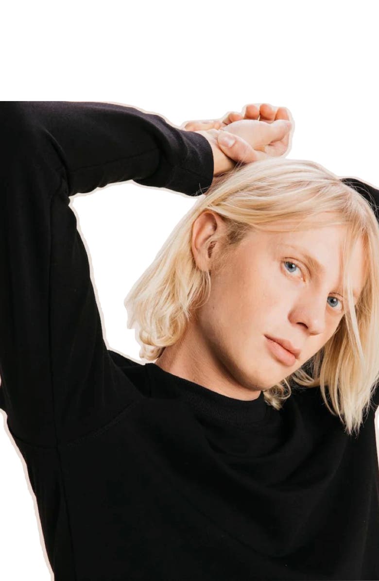 Ocio Men's SoftCore Classic Crewneck, Alternate, color, Black