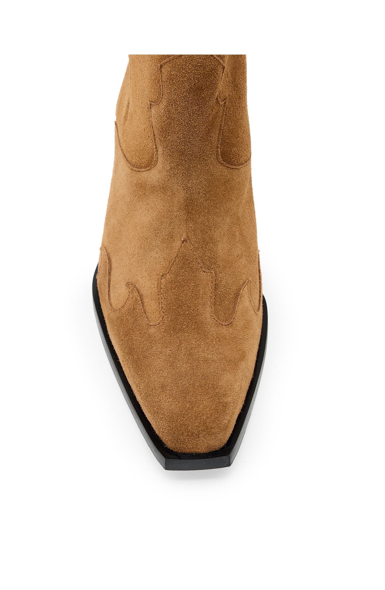 AllSaints Dolly Western Boot, Alternate, color, Sepia Brown