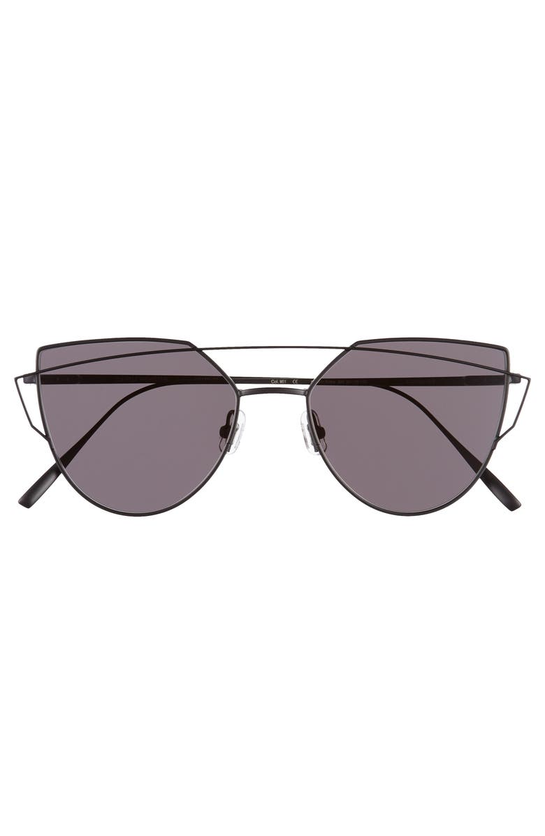 GENTLE MONSTER Love Punch 55mm Titanium Aviator Sunglasses, Alternate, color, 