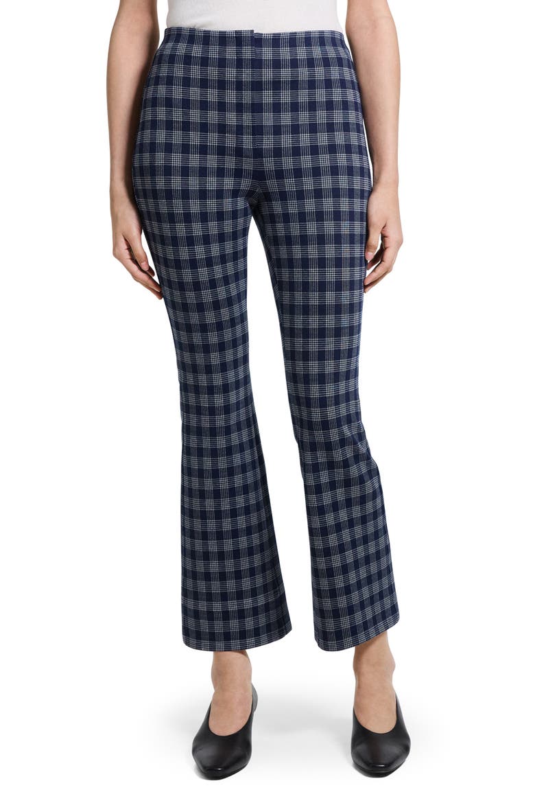 Kick Flare Pants, Main, color, NAVY MULTI - G2S
