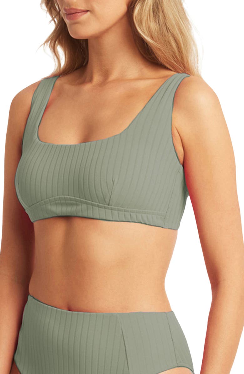 Sea Level Vesper Multifit Bralette Bikini Top, Alternate, color, 