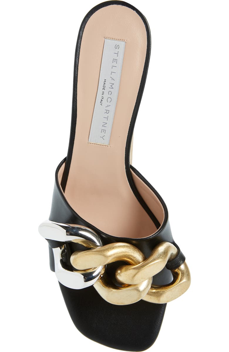 Stella McCartney Falabella Kitten Heel Sandal, Alternate, color,