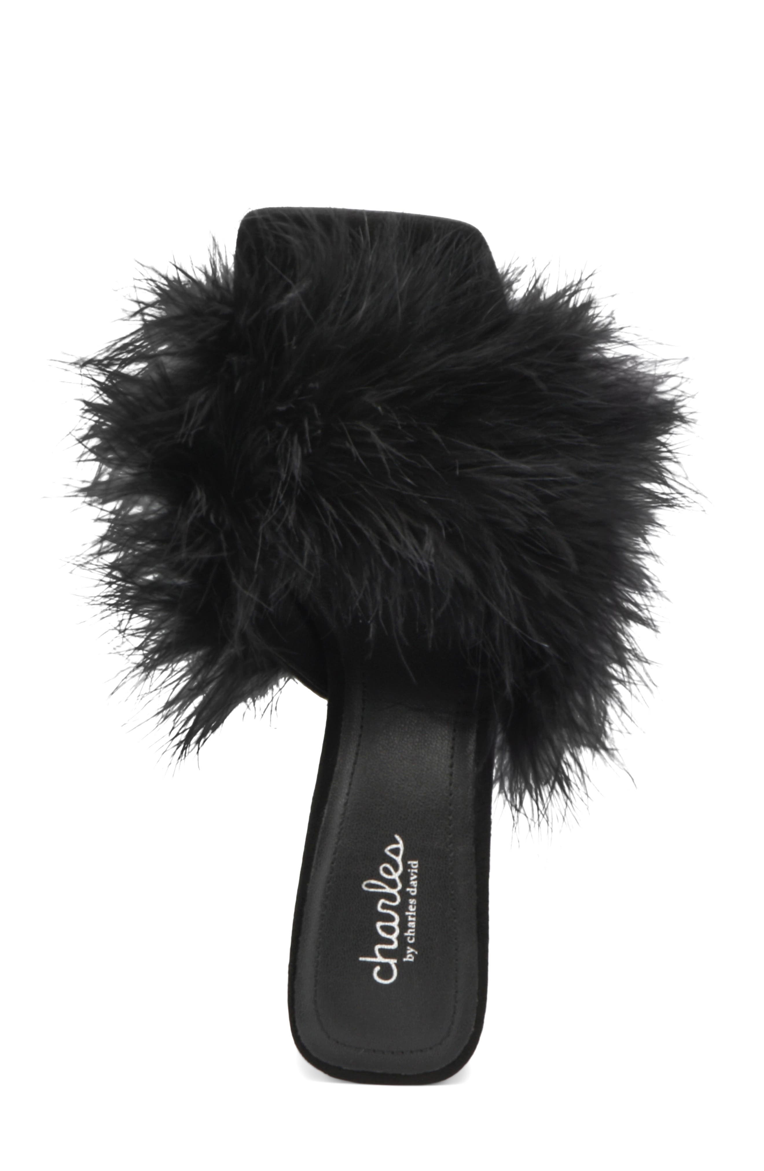 Charles by Charles David Pazazz Slide Sandal, Alternate, color, Black