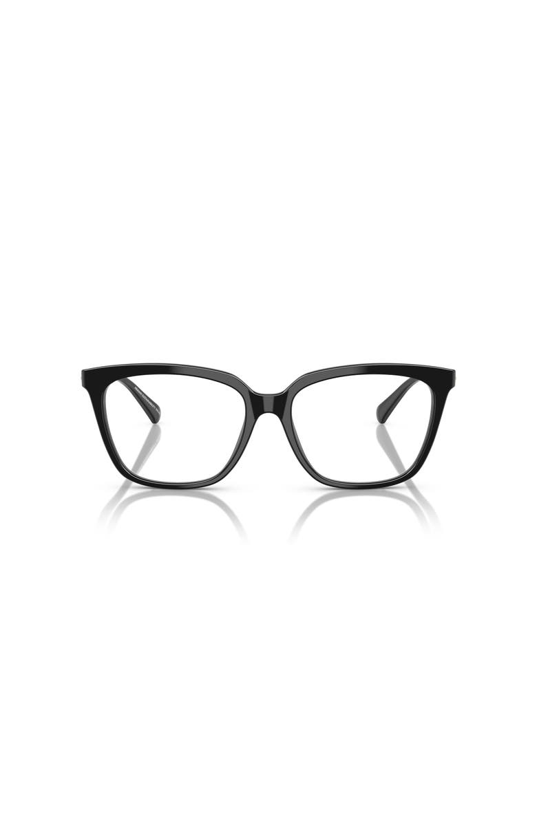 Emporio Armani 53mm Cat Eye optical glasses, Alternate, color, Black