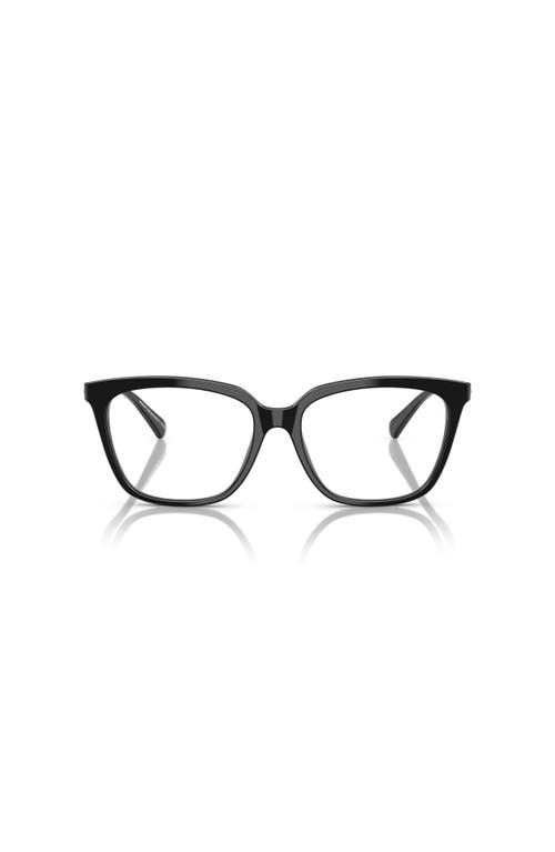 Emporio Armani 55mm Cat Eye Optical Glasses In Black