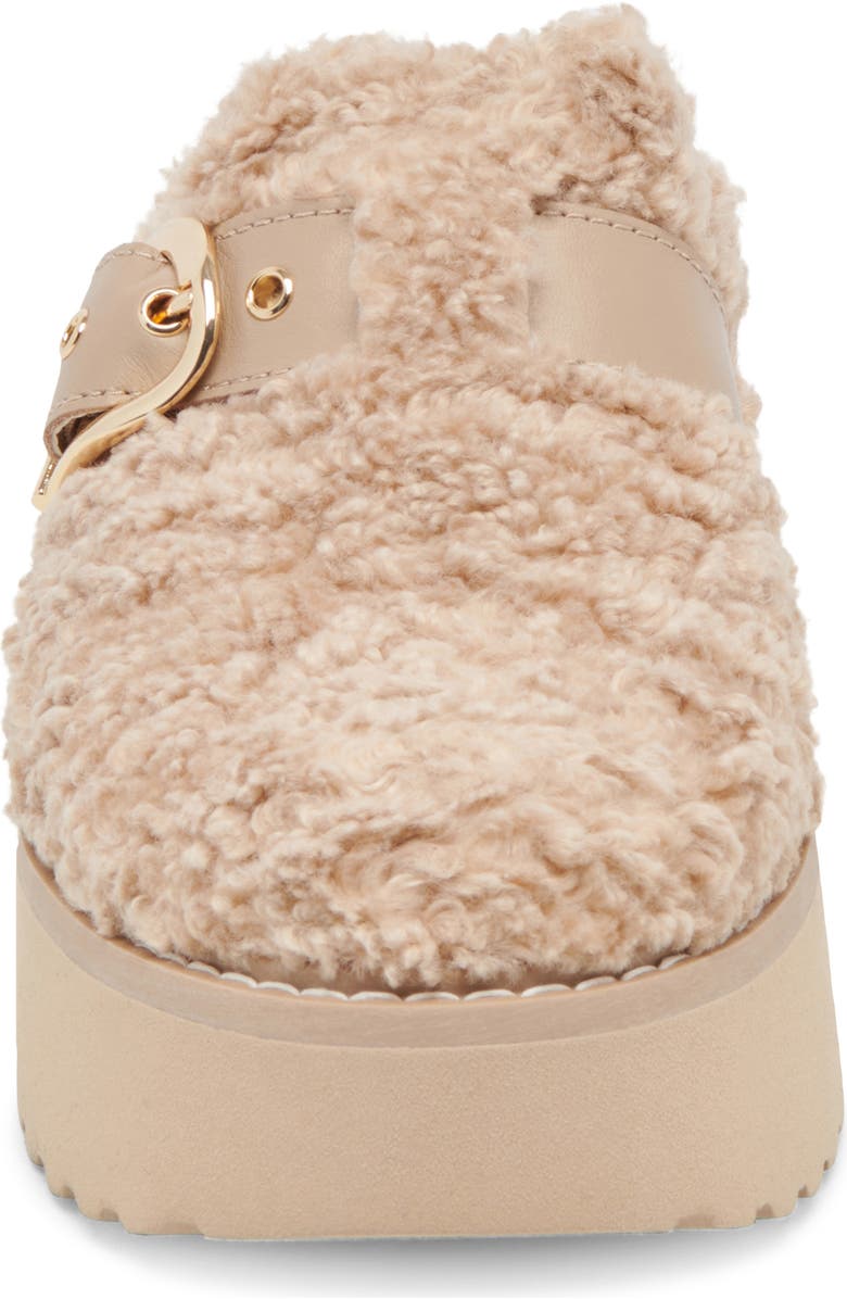 Dolce Vita Lelani Faux Fur Mule, Alternate, color, Natural Plush