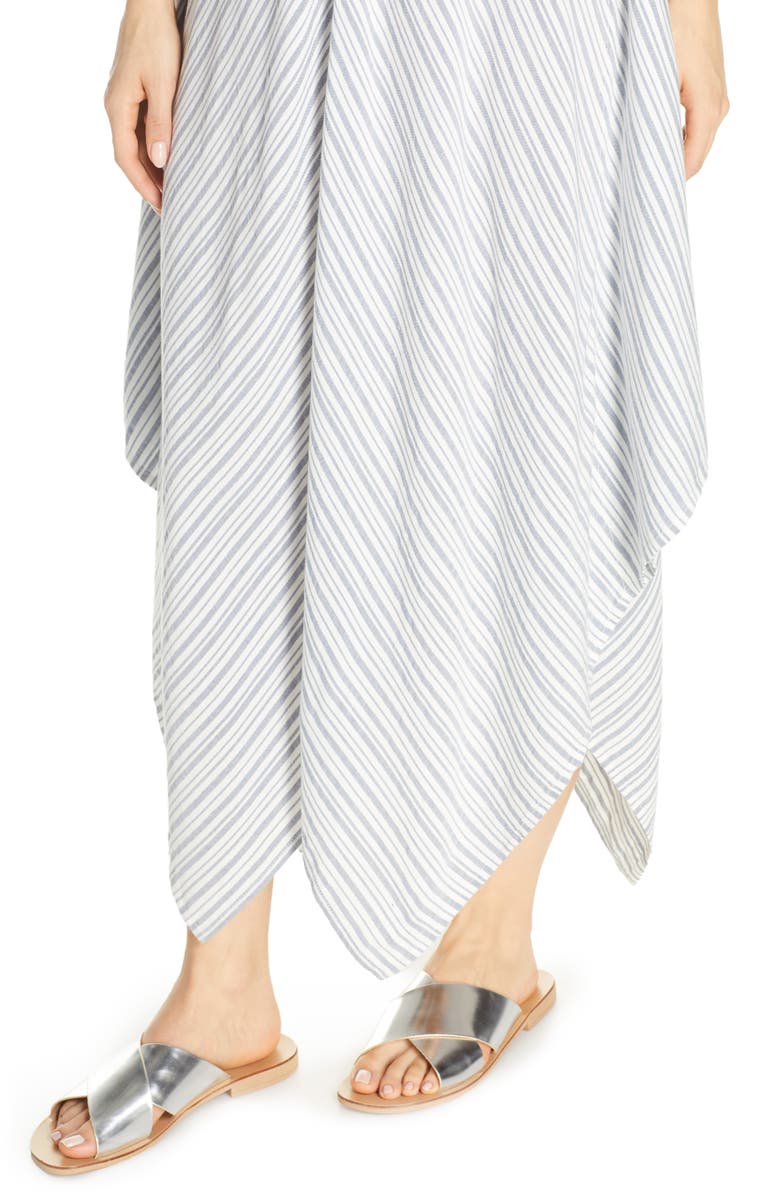 Tommy Bahama Stripe Maxi Cover-Up Dress, Alternate, color,