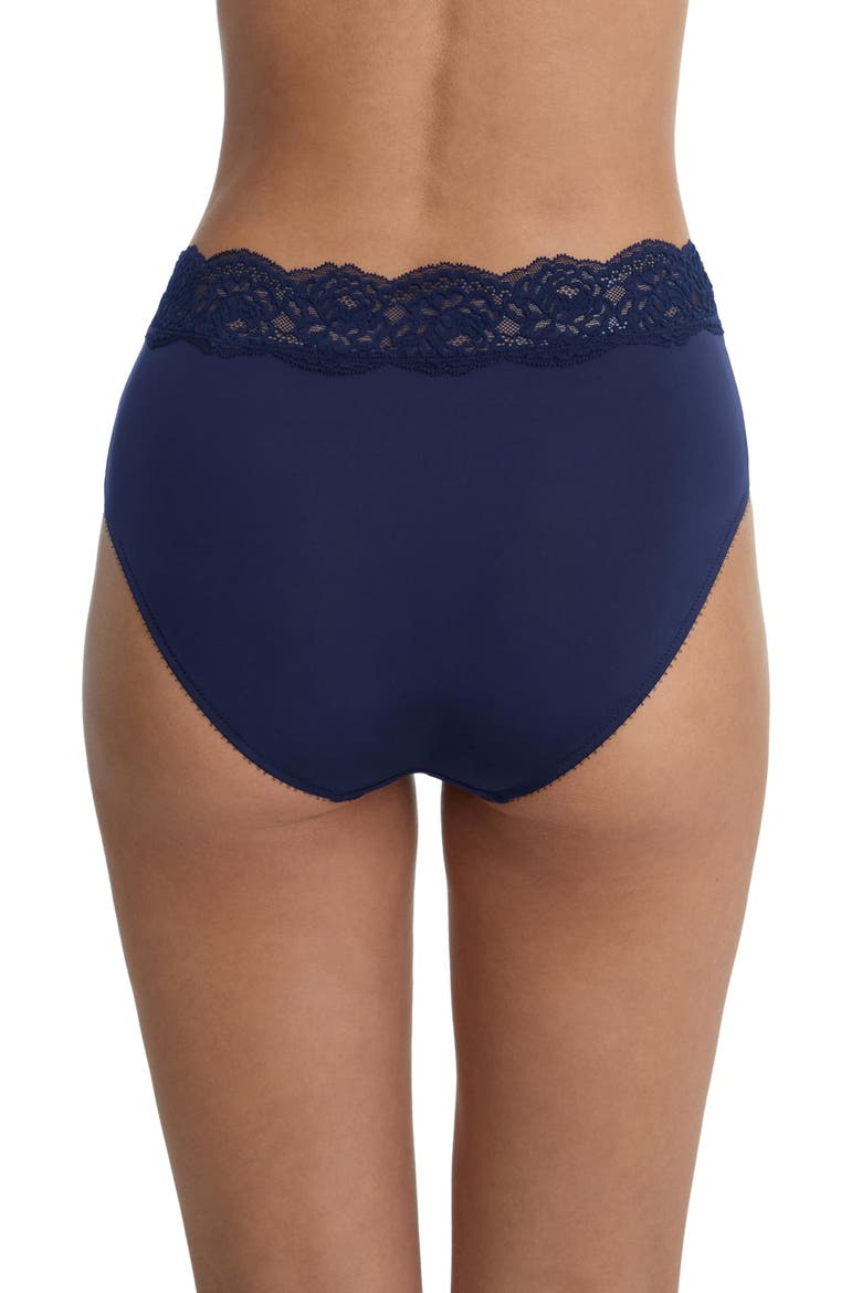 Divine Lace Trim Brief, Alternate, color, Nocturnal