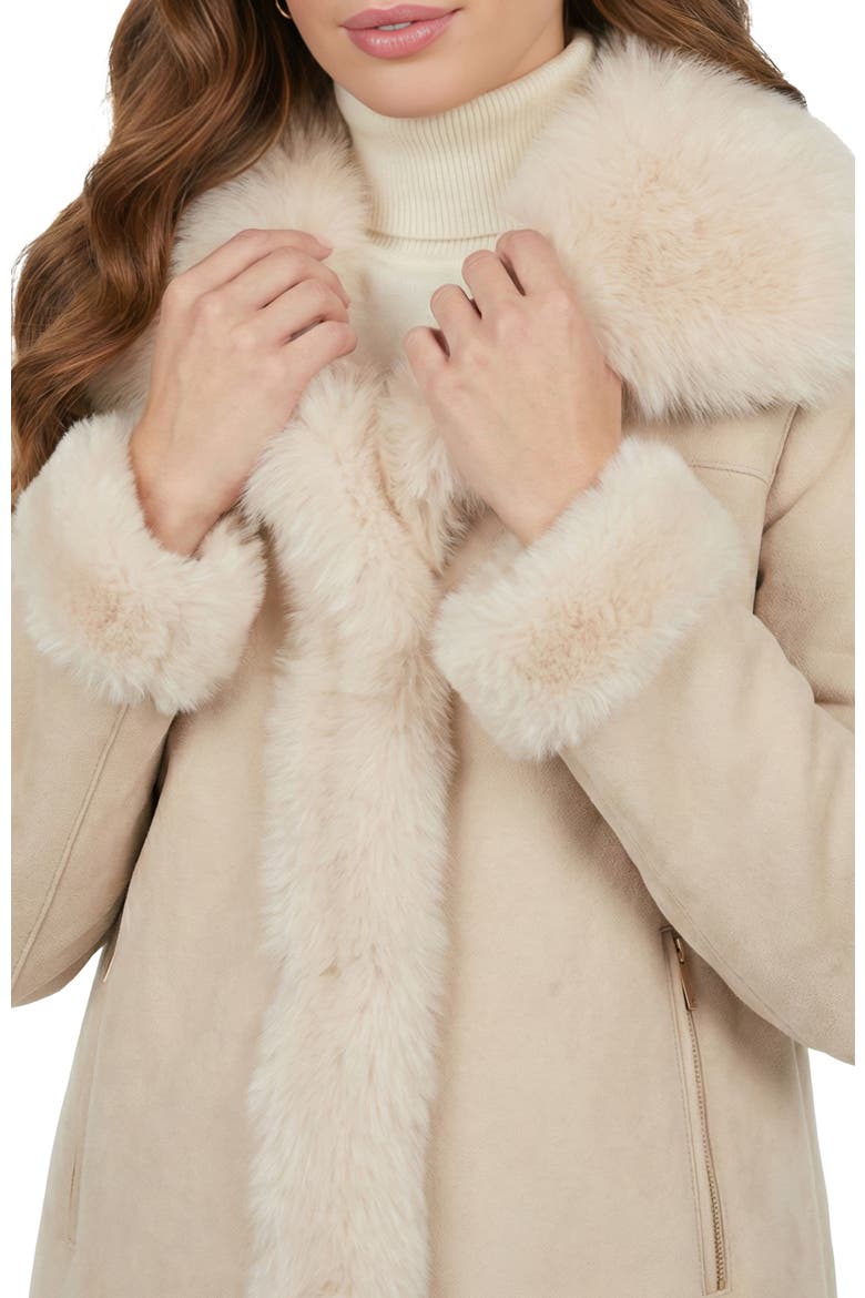 Merino Genuine Shearling Jacket, Alternate, color, IVORY