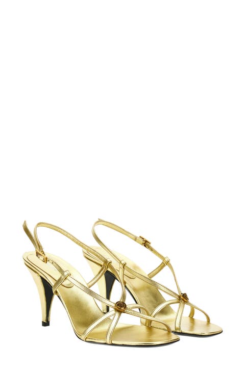 Laminated Strappy Sandal