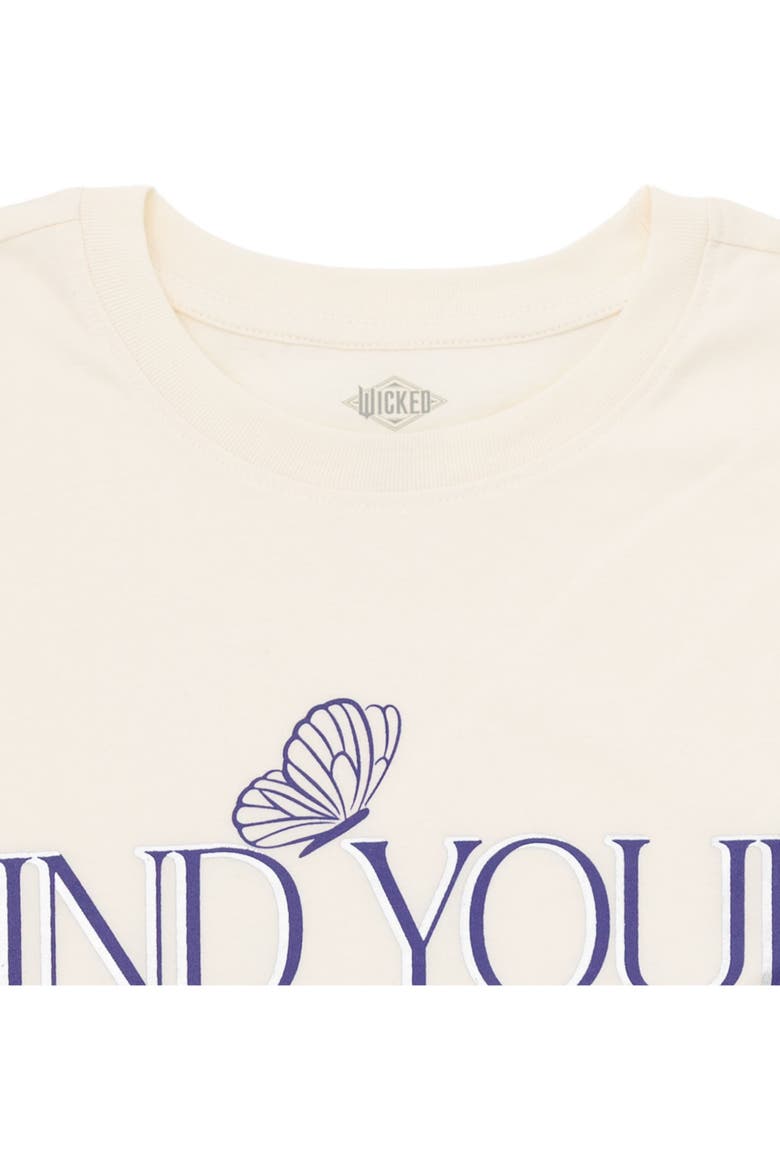 Cropped Drop Shoulder T-Shirt, Alternate, color, Vanilla Ice Wicked
