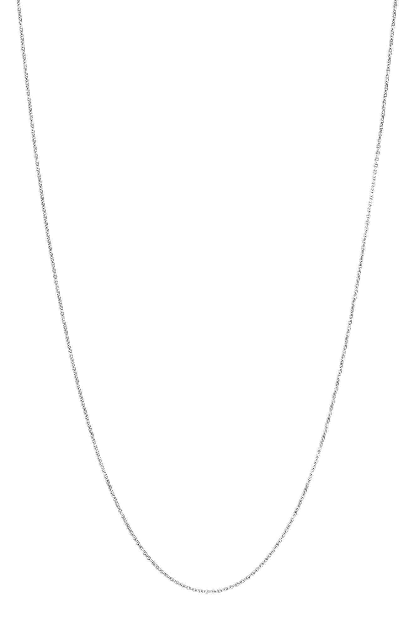HAWLEY ST 14K White Gold Cable Chain Necklace (Women) | Nordstromrack