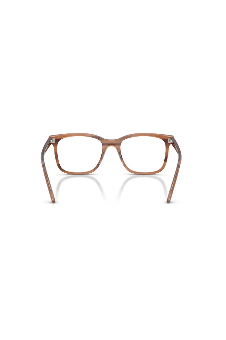 53mm Square optical glasses, Alternate, color, Tortoise