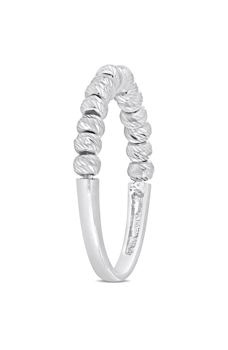 Julianna B. Beaded Ball Design Ring 14k Gold, Alternate, color, 14K White Gold