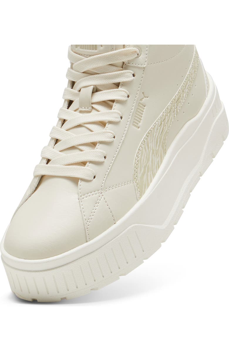 PUMA Karmen II Mid Animal Fever Platform Sneaker, Alternate, color, Alpine Snow/ Desert Dust