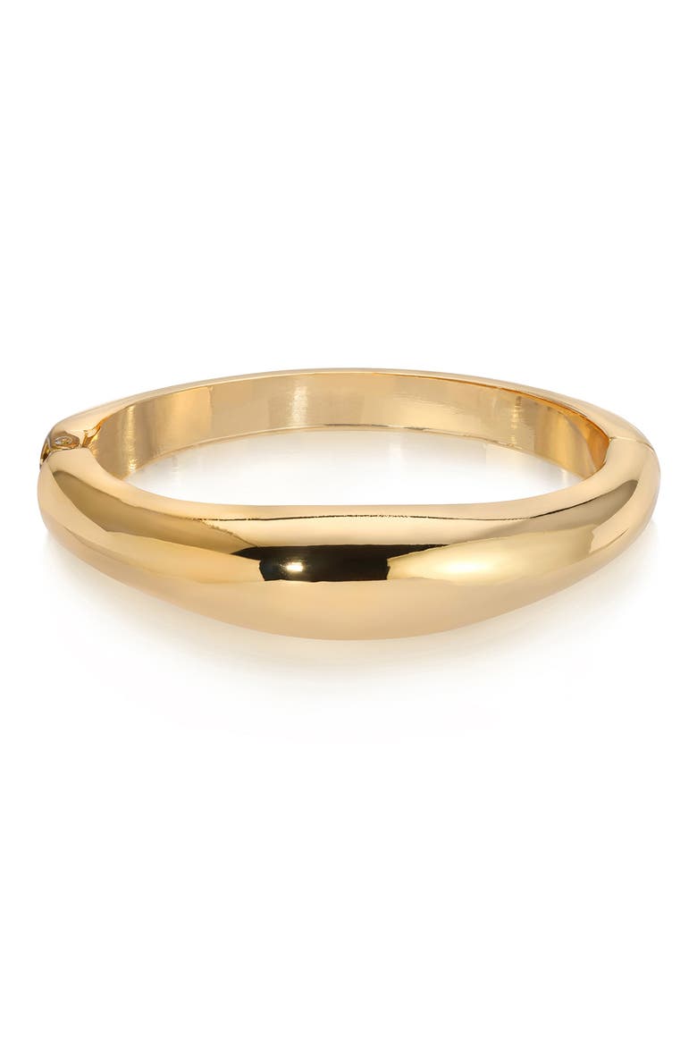 Dome Bangle Bracelet, Main, color, GOLD