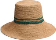 rag & bone Jade Packable Raffia Bucket Hat