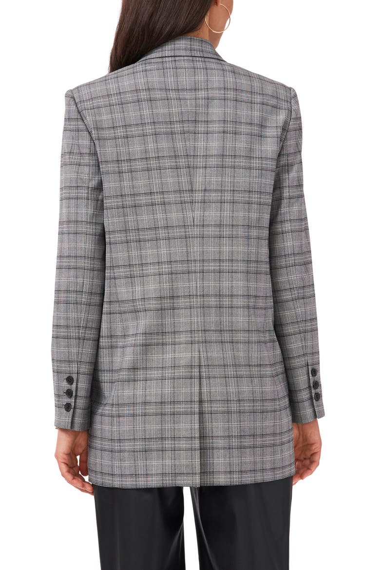 Glen Plaid Blazer, Alternate, color, DARK PEWTER