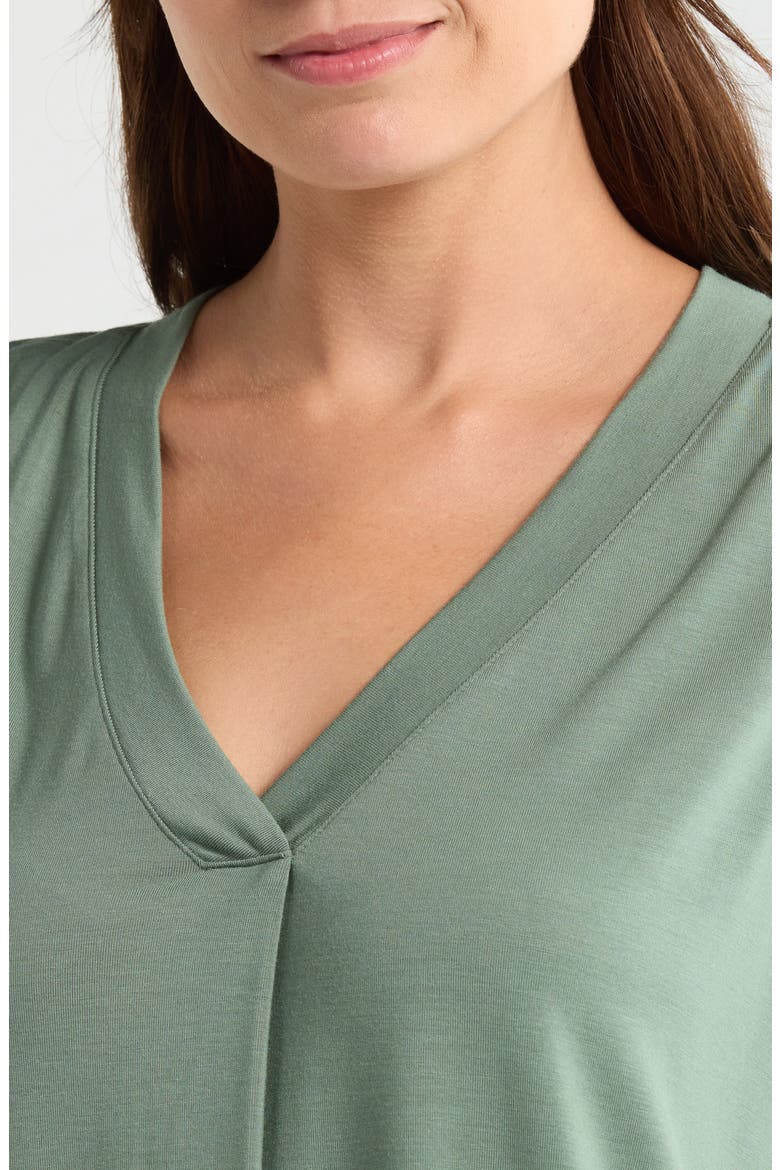 Kauai V-Neck Tank, Alternate, color, DARK JADE