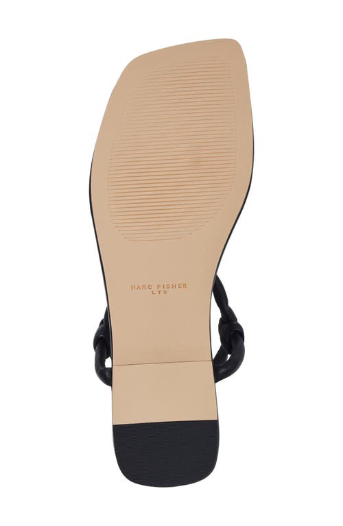 Marc Fisher Maycee Ankle Strap Sandal In Black